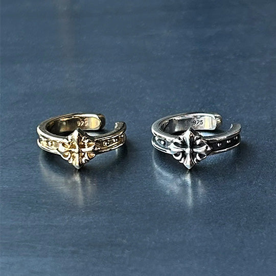 Bizarre/ビザール カテドラルクロスシルバーイヤーカフ SEE013