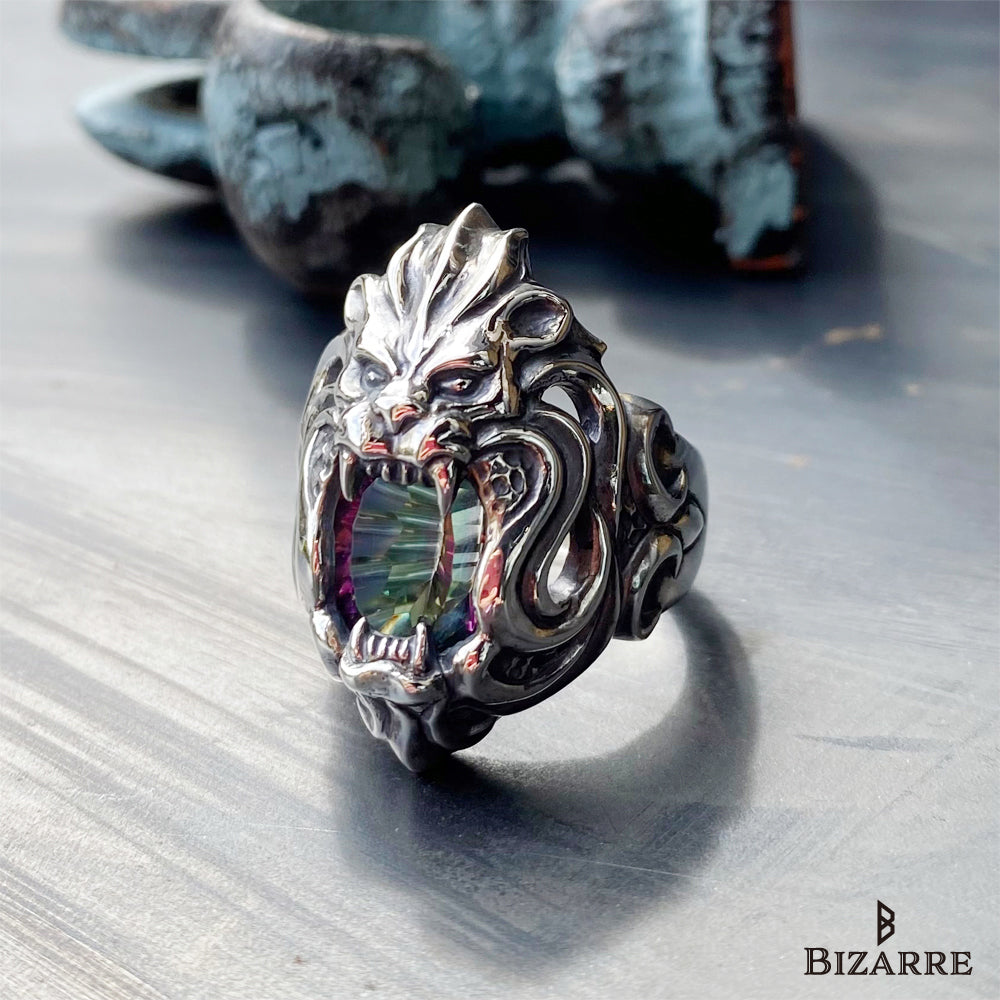 Bizarre/ビザール マリス(ライオン)シルバーリング SRJ069