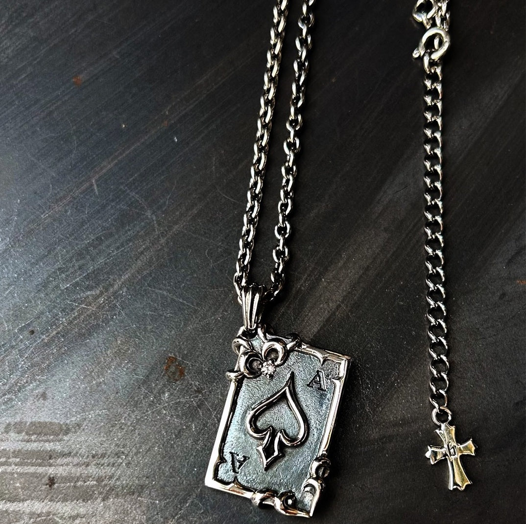 Bizarre/ビザール エスパーダトランプシルバーペンダント(チェーンセット)SNJ096