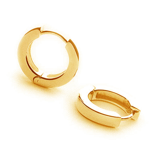 Blanche/ブランシュ Bonheur(ボヌール) Hoops(ペア売りです) BP010 フープピアス 金メッキ