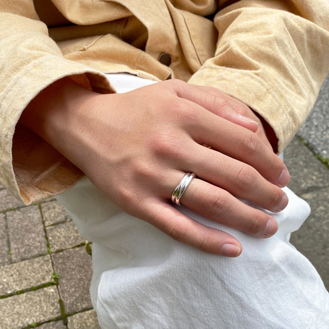 Blanche/ブランシュ Charme (シャルム)3連リング Ring BR010