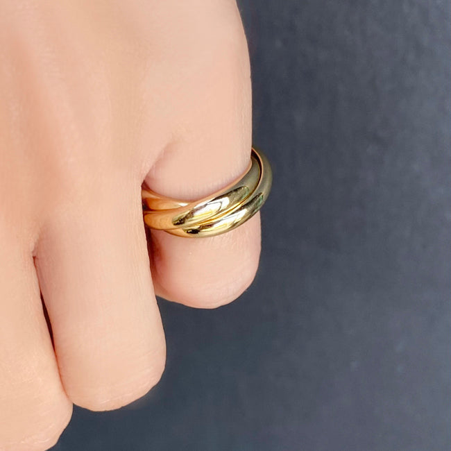 Blanche/ブランシュ Charm(シャルム) 3連小指用シルバーピンキーRing BR054