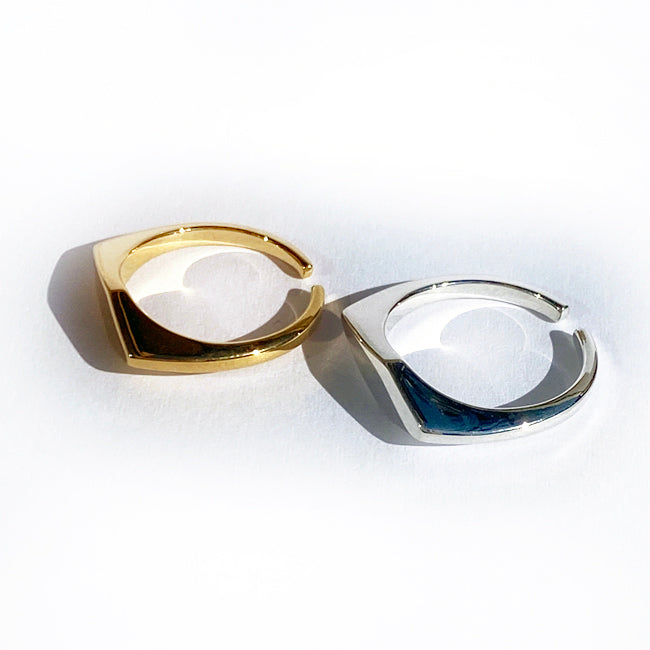 Blanche/ブランシュ Croix (クロワ) 小指用シルバーピンキーRing BR058
