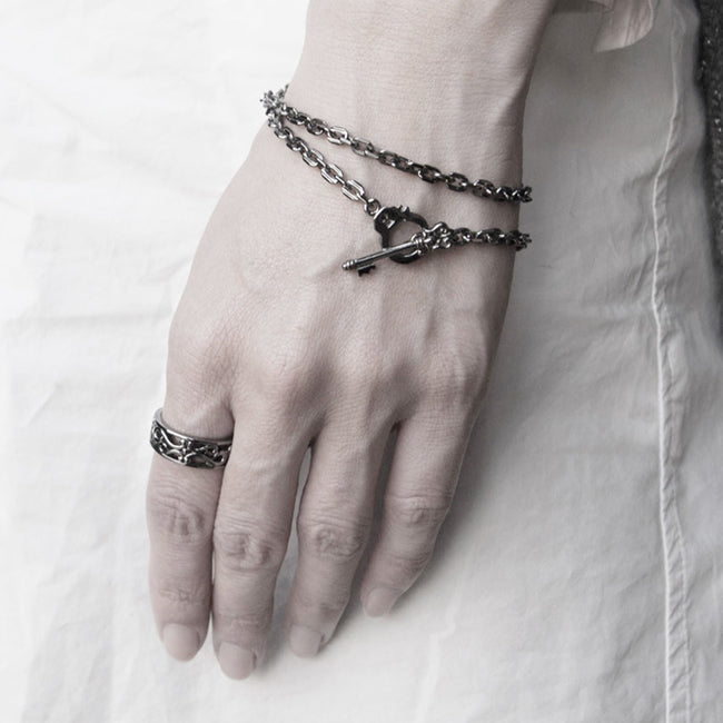 Bizarre/ビザール 手錠シルバーブレスレットSサイズ SBP038