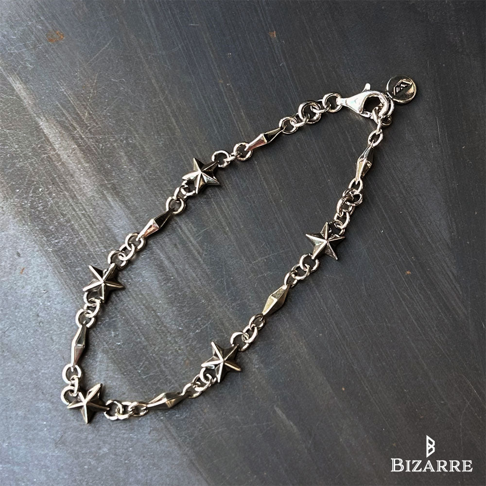 Bizarre/ビザール スターリー(星)シルバーブレスレット SBP079
