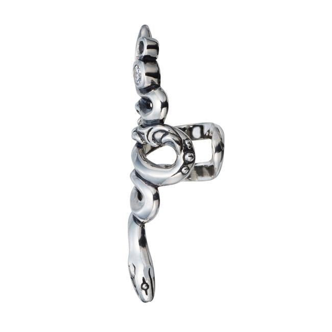 Bizarre/ビザール サーペント 蛇シルバーイヤーカフ SEE008