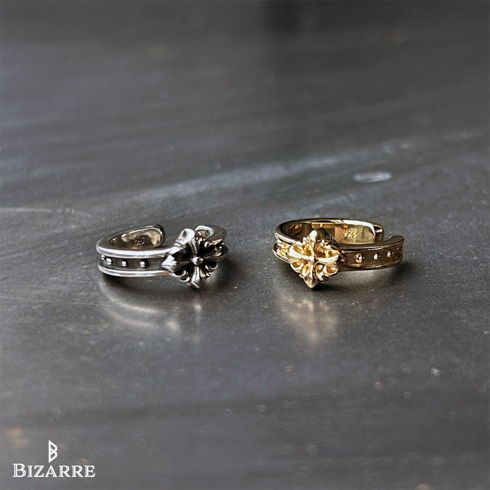 Bizarre/ビザール カテドラルクロスシルバーイヤーカフ SEE013