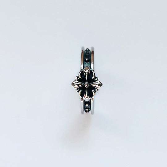 Bizarre/ビザール カテドラルクロスシルバーイヤーカフ SEE013