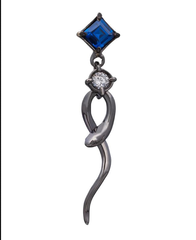 Bizarre/ビザール シーサーペント シルバー ピアス(1個売り) SPJ075