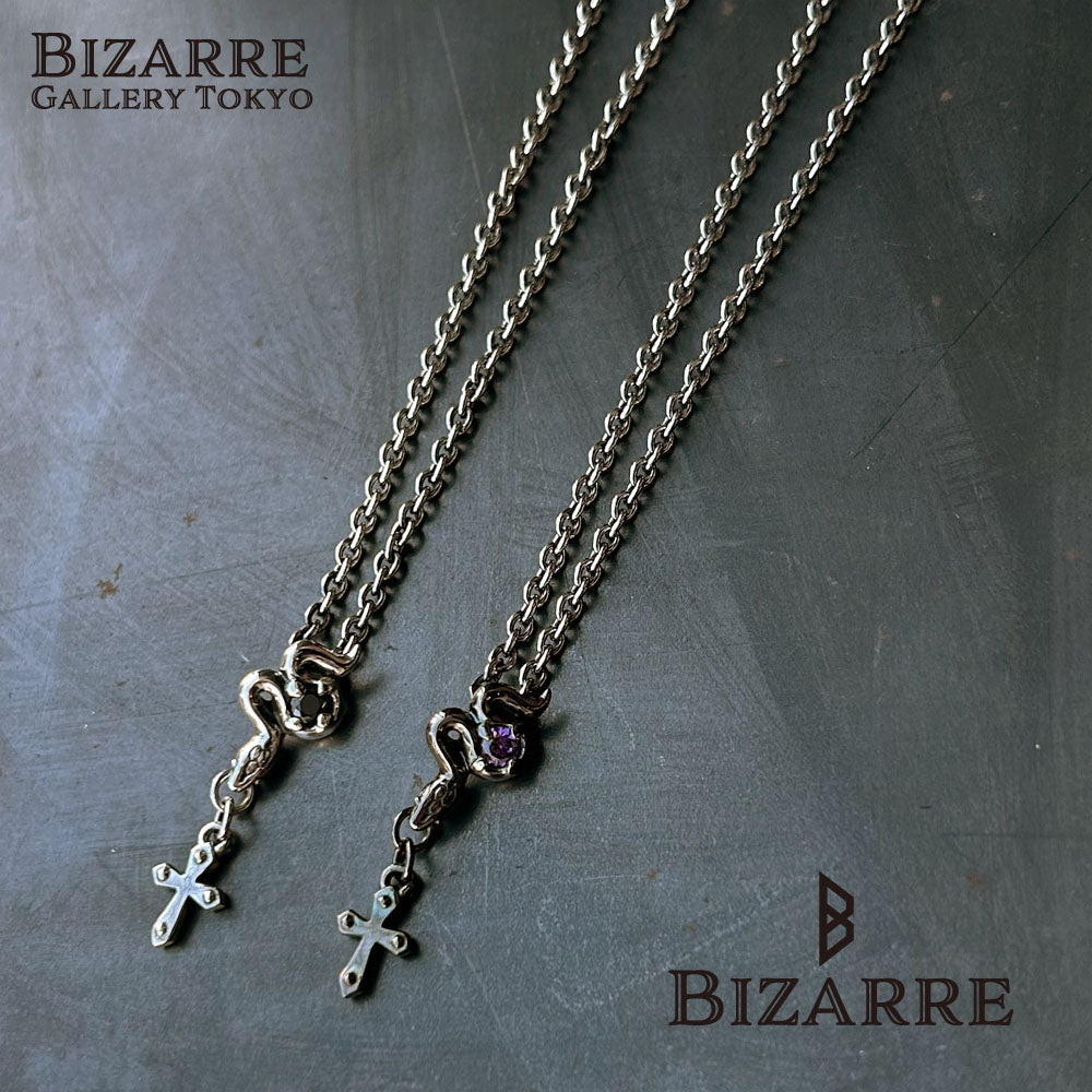 Bizarre/ビザール サーペントクロスシルバーペンダント(チェーンセット)SNJ172