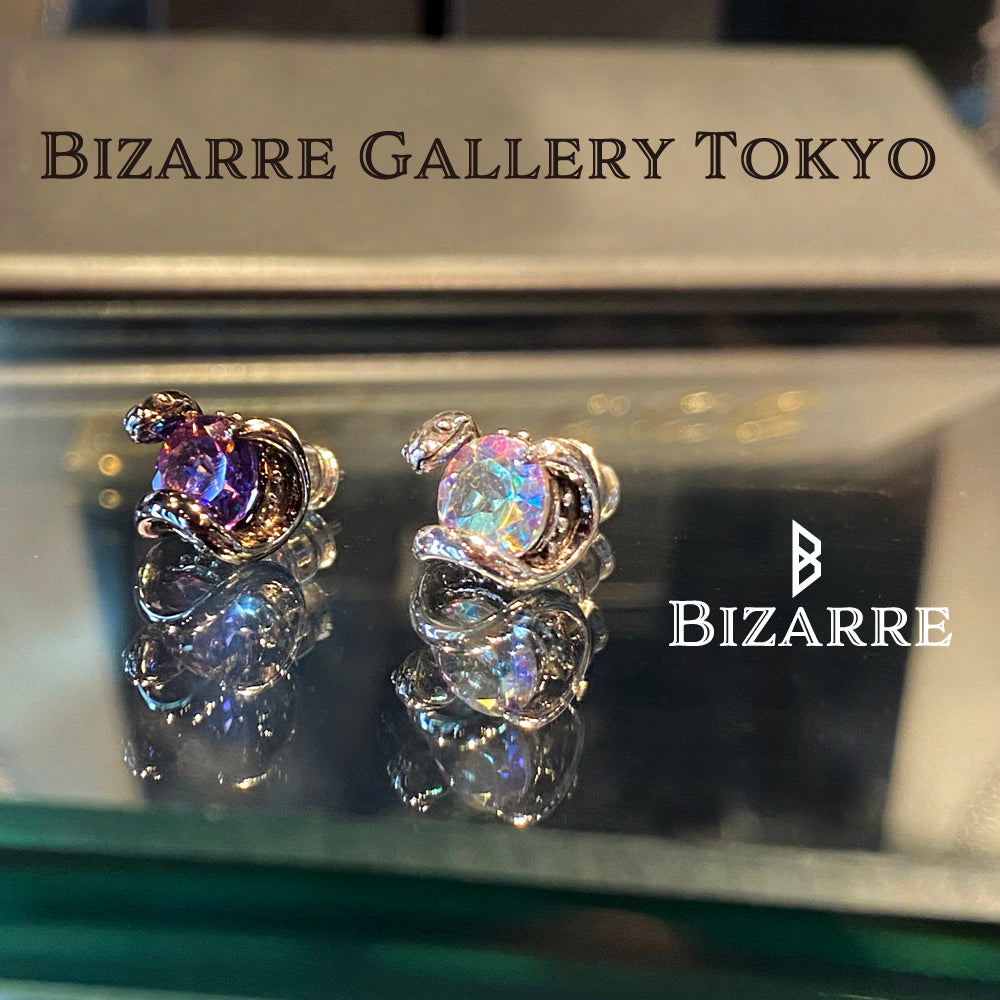 Bizarre/ビザール サーペントミスティック 蛇 シルバーピアス(1個売り) SPJ073