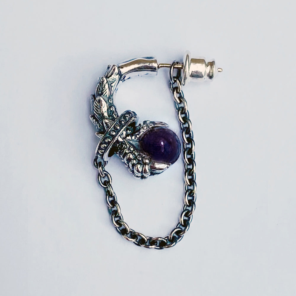 Bizarre/ビザール セイレーンシルバーピアス(1個売り) SPJ035 アメジスト