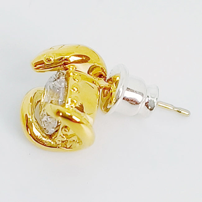 Bizarre/ビザール サーペントラウンド 蛇 シルバーピアス (1個売り)SPJ074