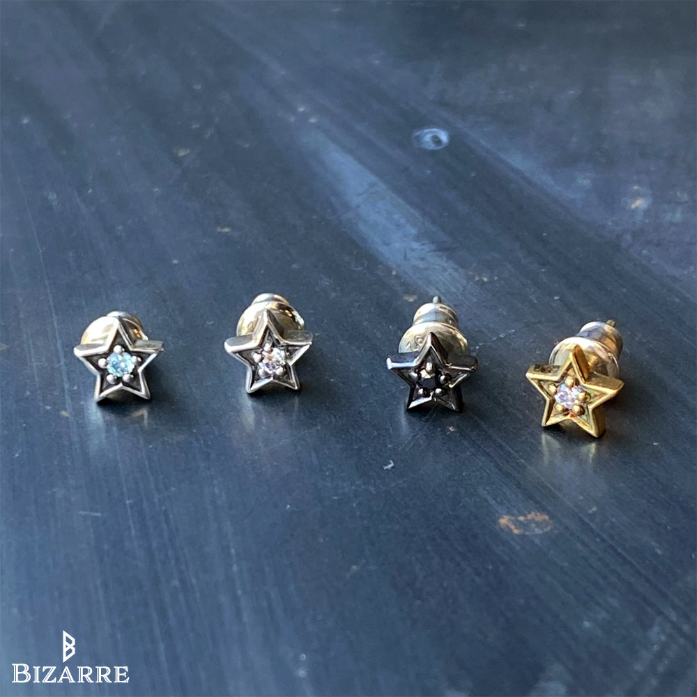 Bizarre/ビザール サンダルフォン(天使の翼・星)シルバーピアス(1個売り) SPJ050