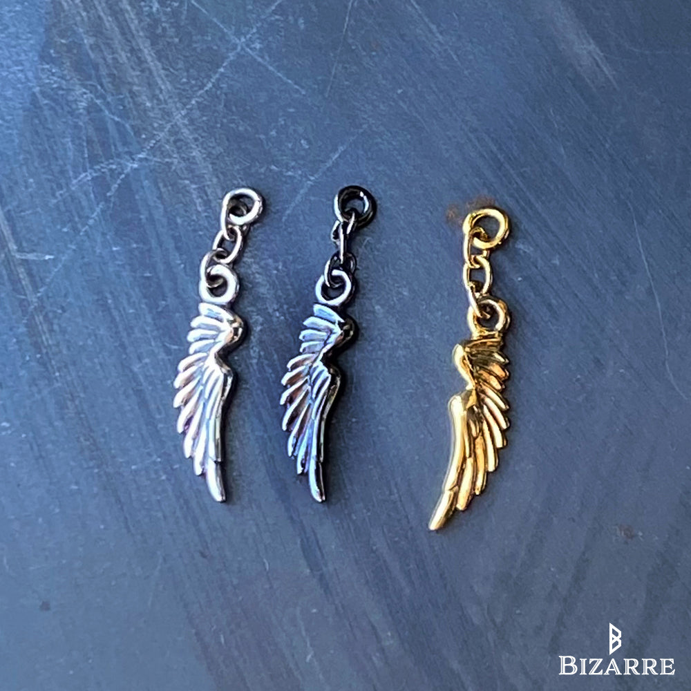 Bizarre/ビザール サンダルフォン(天使の翼・星)シルバーピアス(1個売り) SPJ050