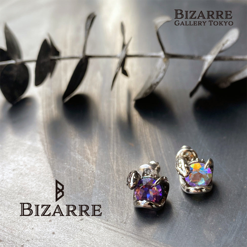 Bizarre/ビザール サーペントミスティック 蛇 シルバーピアス(1個売り) SPJ073