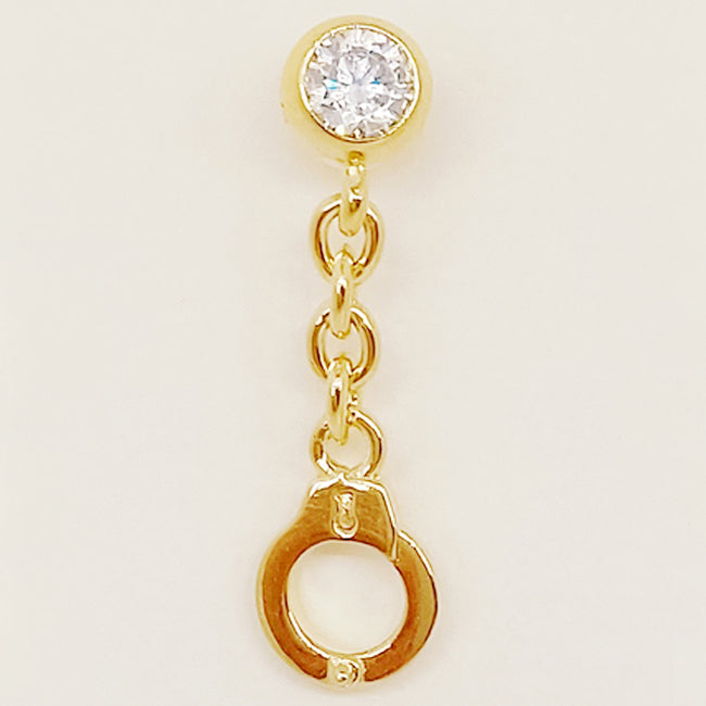 Bizarre/ビザール 手錠シルバーピアス(一個売り)SPP045