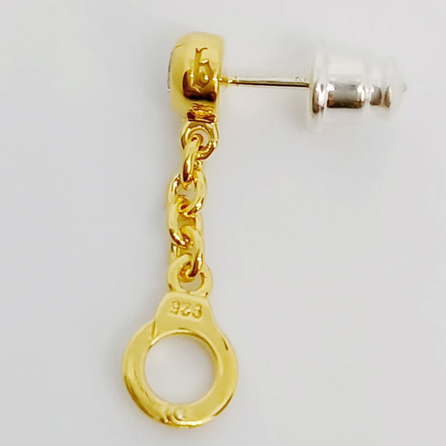 Bizarre/ビザール 手錠シルバーピアス(一個売り)SPP045