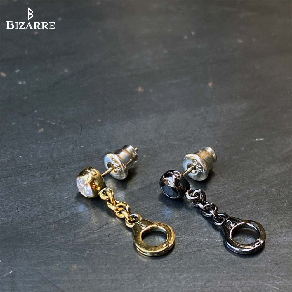 Bizarre/ビザール 手錠シルバーピアス(一個売り)SPP045 ユニセックス