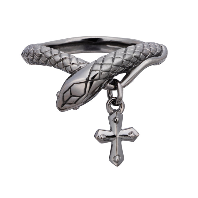 Bizarre/ビザール シーサーペントクロス (十字架)蛇 シルバーリング SRP097