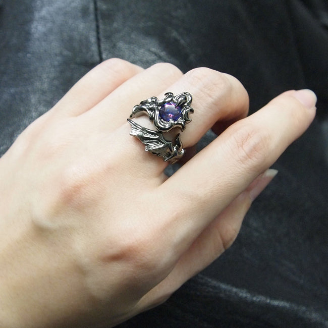 Bizarre/ビザール ミスティックデビルシルバーリング 悪魔の翼 SRJ130