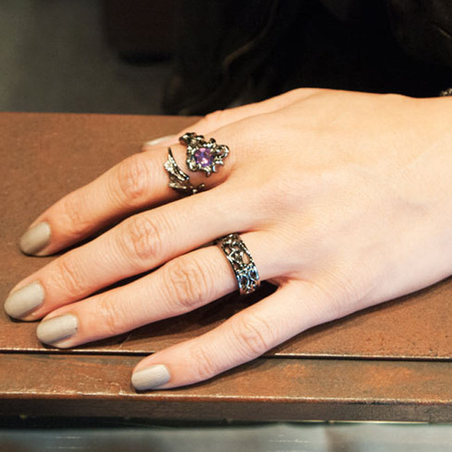 Bizarre/ビザール ケルティックハートシルバーリング SRP092