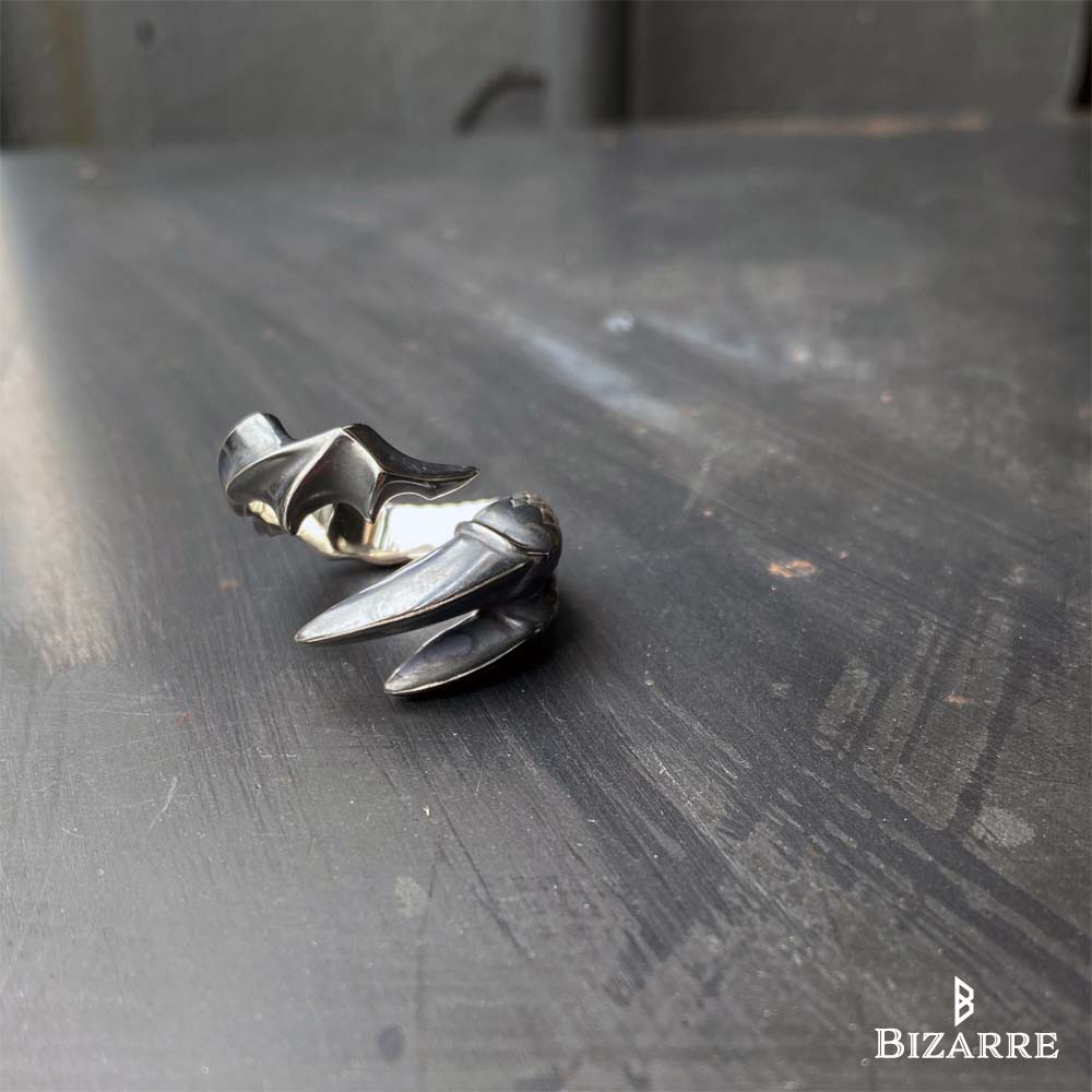 Bizarre/ビザール ブラッククロウシルバーリング SRP070 ユニセックス