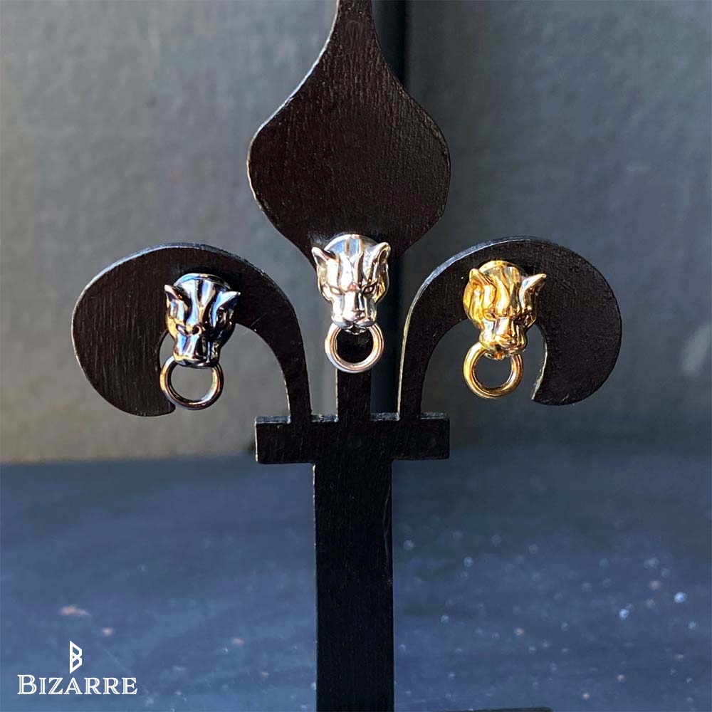 Bizarre/ビザール フレグランスドパンサー豹シルバーピアス(1個売り)SPP038