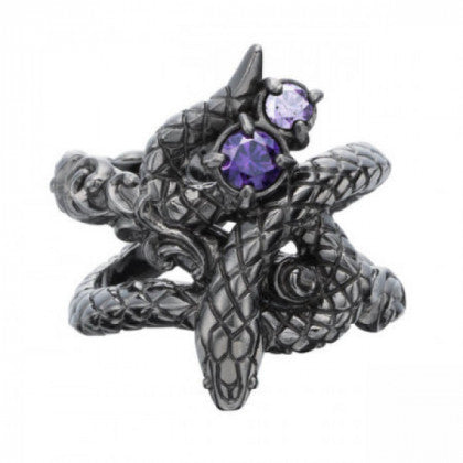 Bizarre/ビザール サーペント蛇シルバーユニセックスリング シルバ-925 SRJ133