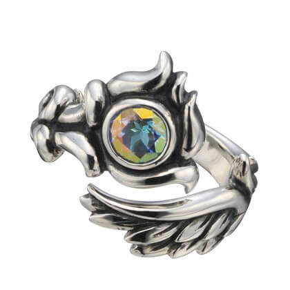 Bizarre/ビザール ミスティックエンジェルシルバーリング SRJ091 ユニセックス