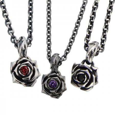 Bizarre/ビザール シークレットローズ 薔薇シルバーペンダント(チェーンセット)SNJ124 ユニセックス