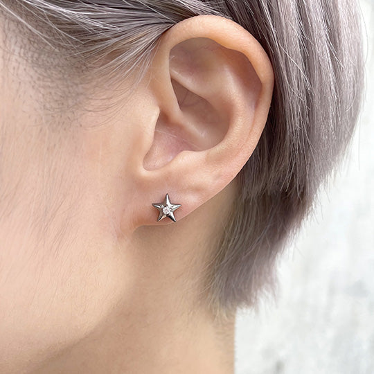 Bizarre/ビザール スターリーシルバーピアス(1個売り) SPJ088