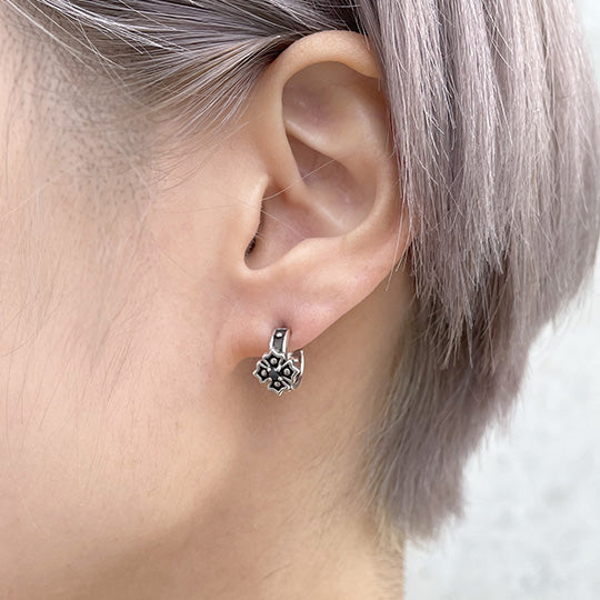 Bizarre/ビザール クロッシングシルバーフープピアス(1個売り) SPJ089