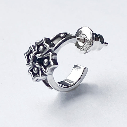 Bizarre/ビザール クロッシングシルバーフープピアス(1個売り) SPJ089