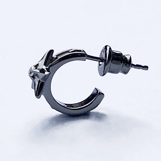 Bizarre/ビザール スターリーシルバーフープピアス(1個売り) SPJ090