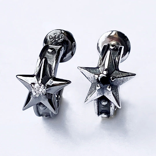 Bizarre/ビザール スターリーシルバーフープピアス(1個売り) SPJ090 メンズピアス