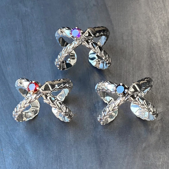 Bizarre/ビザール サーペントバイパー蛇 シルバーリング SRJ139