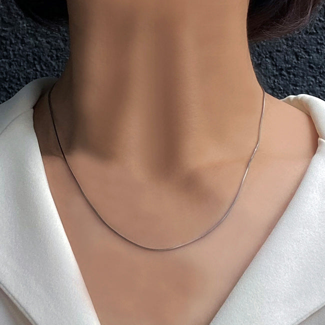 Blanche/ブランシュ Radieux(ラデュ）シルバーネックレスチェーンBN002