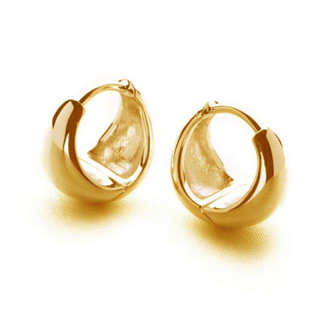 Blanche/ブランシュ Cheri(シェリ) Hoops(ペア売りです) BP008　フープピアス　金メッキ