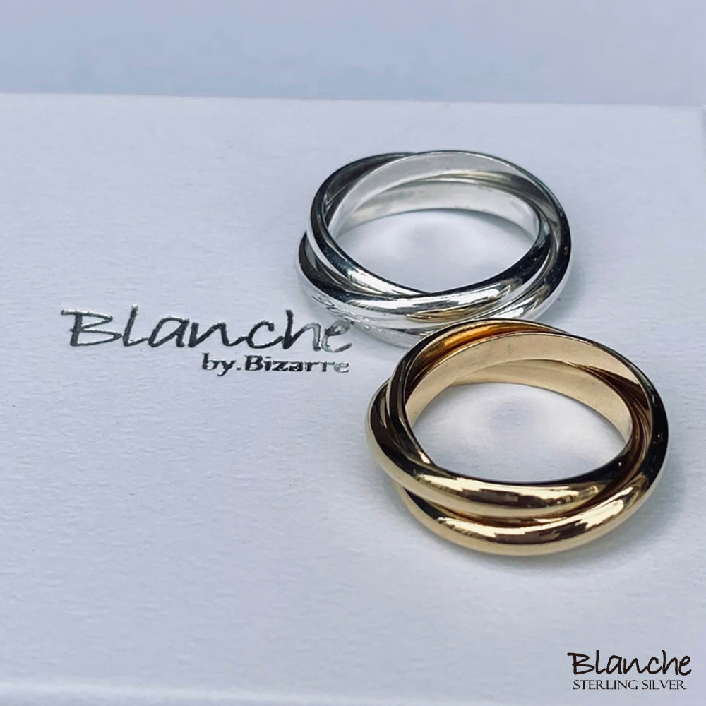 Blanche/ブランシュ Charme (シャルム)3連リング Ring BR010