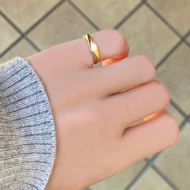 Blanche/ブランシュ Croix (クロワ) 小指用シルバーピンキーRing BR058