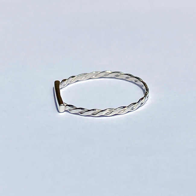 Blanche/ブランシュ Sourire (スリール) 小指用シルバーピンキーRing BR060　シルバーピンキーリング