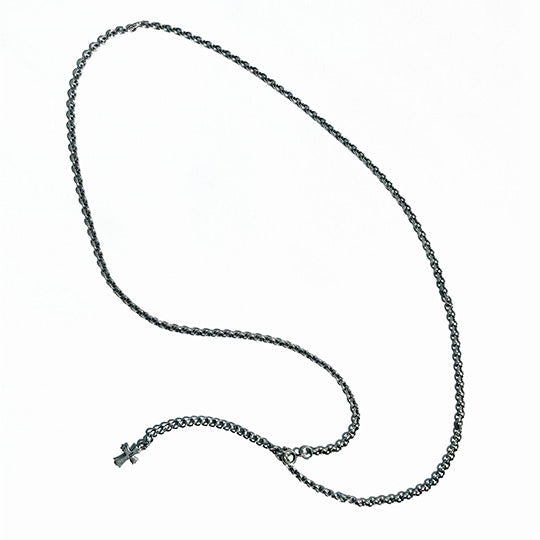 Bizarre/ビザール 全長55cm シルバーあずきチェーン+クロスチャーム SCR006