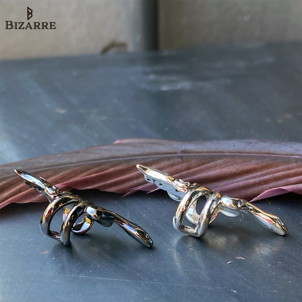 Bizarre/ビザール サーペント 蛇シルバーイヤーカフ SEE008