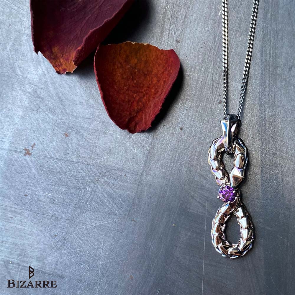 Bizarre/ビザール サーペントバイパー蛇 シルバーペンダント（チェーンセット）SNJ181