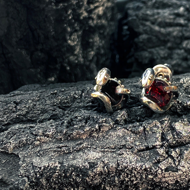 Bizarre/ビザール サーペントラウンド 蛇 シルバーピアス (1個売り)SPJ074