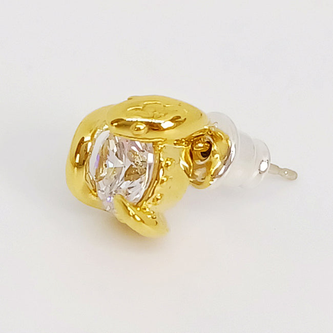 Bizarre/ビザール サーペントラウンド 蛇 シルバーピアス (1個売り)SPJ074