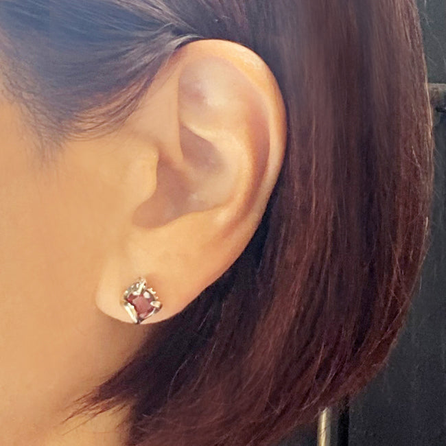 Bizarre/ビザール サーペントラウンド 蛇 シルバーピアス (1個売り)SPJ074