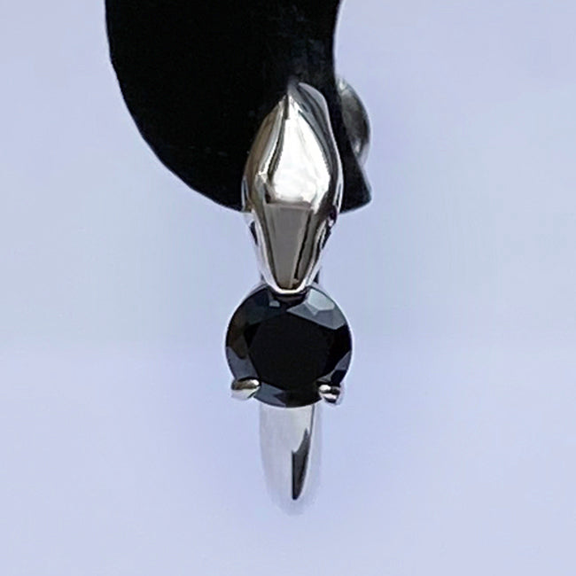 Bizarre/ビザール サーペントバイパー蛇 シルバーピアス-プレーン(1個売り) SPJ077