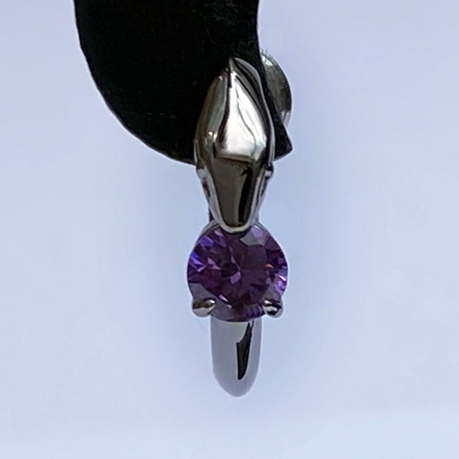 Bizarre/ビザール サーペントバイパー蛇 シルバーピアス-プレーン(1個売り) SPJ077